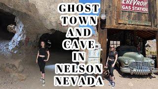 exploring a CAVE & GHOST TOWN in Nelson, Nevada