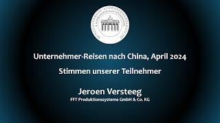 BVAA China Reise - Jeroen Versteeg