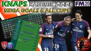 INSANE AMOUNT OF GOALS AND ALL CUPS | KNAP | UNDERDOG | FM20 TACTICS | PSG | FOOTBALL MANAGER 2020