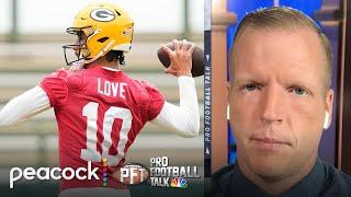 Chris Simms prefers Jordan Love's new deal over Tua Tagovailoa's | Pro Football Talk | NFL on NBC