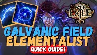 Galvanic Field / Arc Elementalist | Path of Exile | PoE Builds