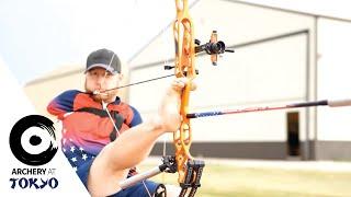 Matt Stutzman shoots archery match against son on Xbox | #ArcheryatTokyo