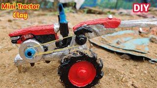 DIY - MINI TRACTOR FROM CLAY\@Chhet Clay Crafter