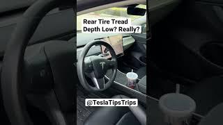 Tesla Model 3 Rear Tire Tread Depth Low…REALLY?
