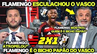 FLAMENGO ESCULACHOU O VASCO ! MOSTROU QUEM É O BIHO PAPÃO! PASCOAL FOI DIRETO! FLAMENGO 2X1 VASCO