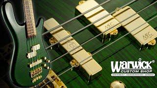 Warwick Custom Shop Masterbuilt - Streamer Stage I - Green High Gloss Finish #21-4288