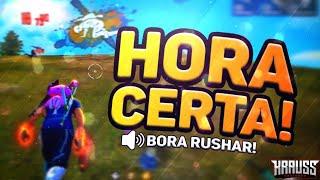 COMO SABER A HORA DE RUSHAR NO FREE FIRE ?! MELHORES DICAS DE RUSH 