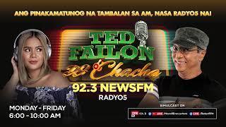 Simulan ang bawat umaga kasama ang tambalang Ted Failon at DJ Chacha!