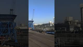 Cargo unloading from M.V Bunun respect Rouen,France.(Video recorded March 8 2022)#rouen #france