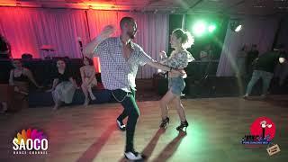 Mahmoud Derouice and Yuliya Pilipenko Salsa Dancing at 3 Front Relax, Sunday 08.08.2021