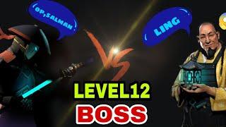 SHADOW FIGHT 3 | LEVEL 12 BOSS ( LING   ) | HARD TO DEFEAT  |