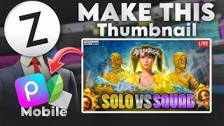 How To Make Thumbnail In Mobile | Z graphics | Gaming Thumbnail