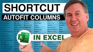 Excel - Master Excel's Time-Saving Shortcut for Perfect Column Fit | Empowering Episode 2144