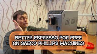 Free upgrade for Saeco/Philips machines for better espresso