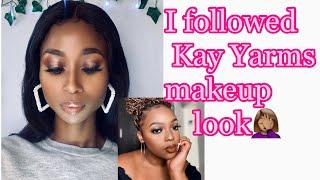 I followed Kay Yarms makeup look! | Londy Dlomo