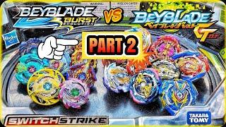 Beyblade Burst SWITCHSTRIKE vs. GT BEYBLADES |PART 2| Hasbro vs. Takara Tomy Elimination Tournament