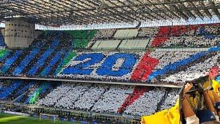 Inter Curva Nord Milano ️ Inter Lazio - COREOGRAFIA