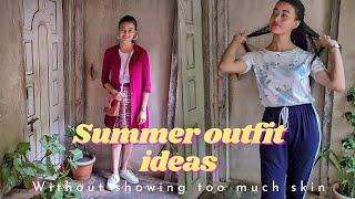 Summer outfit ideas without showing too much skin | Summer outfit ideas without short clothes