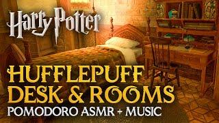 Cozy Study in the Hufflepuff House ️ Harry Potter Pomodoro, Hogwarts Motivational Study Guidance