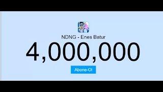 NDNG Enes Batur 4 Milyon Abone Oluşu!!!!!!!!