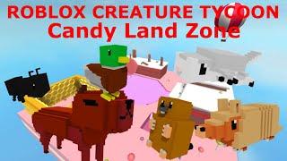 Roblox creature tycoon - how to unlock all candy land zone creatures