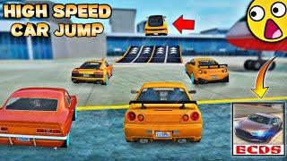 Nissan GTR | Audi R8 | Nissan Skyline jump | Extreme Car Driving Simulator 2024 | Car Game