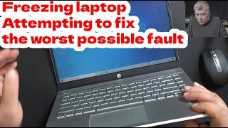 How do I fix my laptop from freezing? HP 14-ce3510sa freezing randomly - a common fault