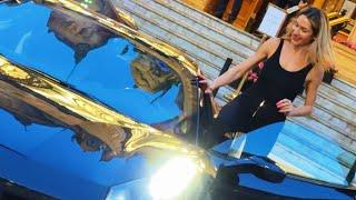 FAMOUS MODEL MADLEN PENEVA IN CASINO DE MONACO & SUPERCARS SPOTTING