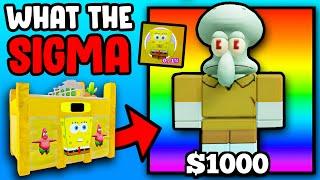 NEW SPONGEBOB CRATES are a BILLION ROBUX