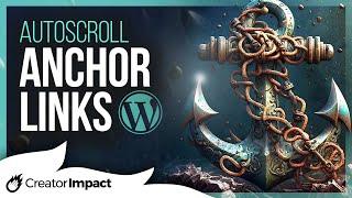 How to Create ANCHOR LINKS in WordPress Pages & Blog Posts