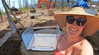 16 x 32 Remote Off Grid Cabin: Foundation Day!