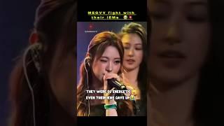 Meovv fight with their iems  #meovv #shorts #kpop