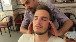 ASMR Turkish Barber Face,Head and Shoulder Massage with Threading 121 ‍️