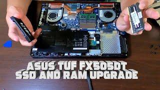 COMPLETE GUIDE | ASUS TUF FX505DT RAM and SSD upgrade