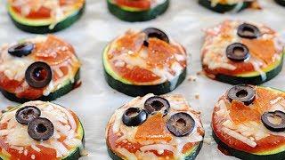 Zucchini Pizza Bites | Low Carb Pizza Bites