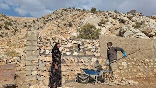 Iran's nomadic life: the end of building bedroom walls with natural stones