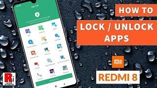 How To Lock / Unlock Apps With Default App Lock on Xiaomi Redmi 8