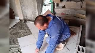 Dore uko basasa amakaro yo hasi - Floor Tiles laying