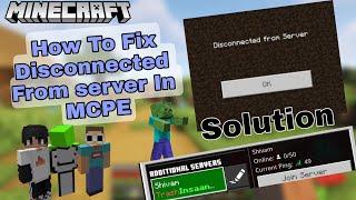 How To Fix Disconnected From Server In Trash MCPE | Minecraft Server