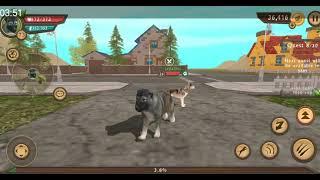 Kill boss cow and robot Dog•Dog Sim• online•