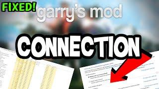 How To LOWER PING & Fix Server/Connection in Garrys Mod