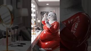 Lost Kitten Becomes a Model  in the USA! #cat #kitten #shorts