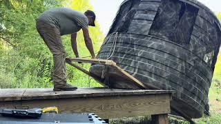 The ultimate DIY hunting blind.