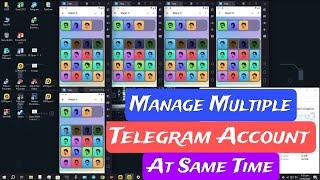 How to Run Multiple Telegram & Complete Task At Same Time In Pc | BlueStacks Multi Instanc In PC