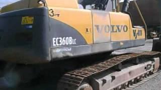 Amazing poor condition of a Volvo EC360 excavator;  "معاينة حالة سيئة  لحفارة فولفو EC360"