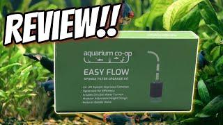 Aquarium Co-Op Easy Flow Sponge Filter Ugrade Kit Review!