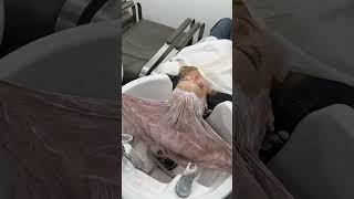 Nhuộm màu hồng kem cho bạn khách | Alin Hair Tv