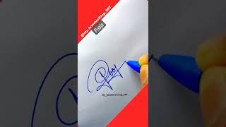 P letter Signature Style|| Pooja name Signature||Signature Style||Signature Expert|| #shorts #viral