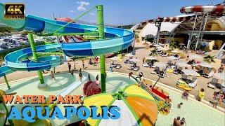 Water Park AQUAPOLIS in Athens, Greece HDR 4K