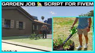 GARDENING  JOB  *FREE* | FiveM Roleplay Scripts | FiveM Tutorial 2023 | MJ DEVELOPMENT